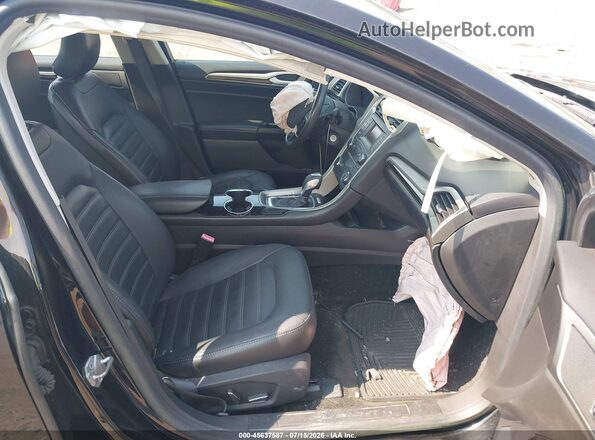 3FA6P0H95GR196865 2016 FORD FUSION Black Widok wnętrza z przodu