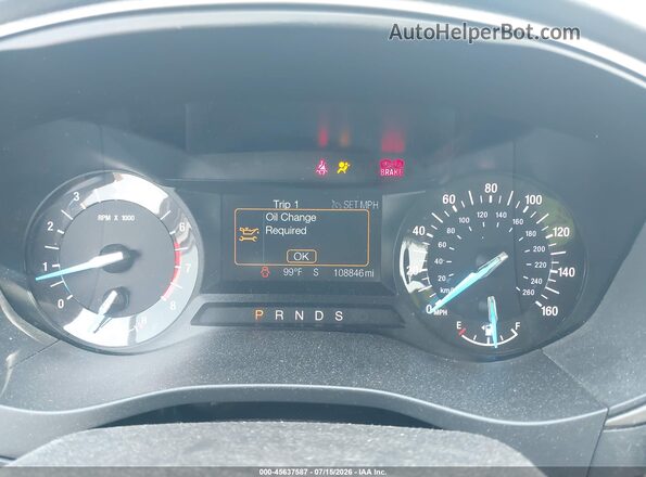 3FA6P0H95GR196865 2016 FORD FUSION Black Widok tylnych siedzeń