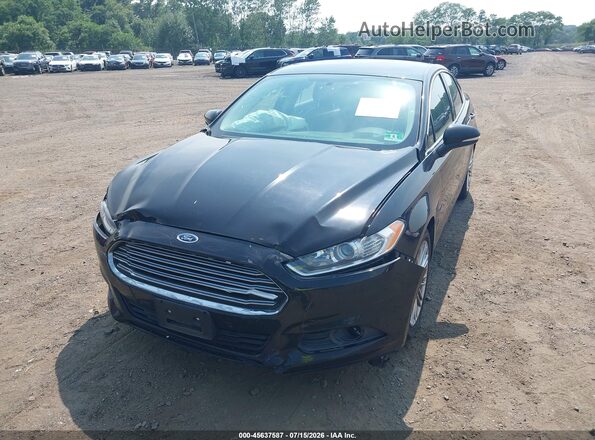 3FA6P0H95GR196865 2016 FORD FUSION Black Widok z przodu