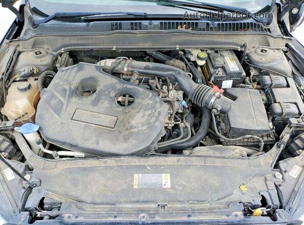 3FA6P0H97GR198228 2016 FORD FUSION Черный Вид задней части салона
