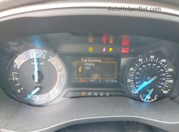 3FA6P0H97GR198228 2016 FORD FUSION Черный Вид щитка приборов