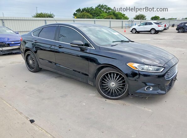 3FA6P0H97GR198228 2016 FORD FUSION Черный Передняя правая четверть
