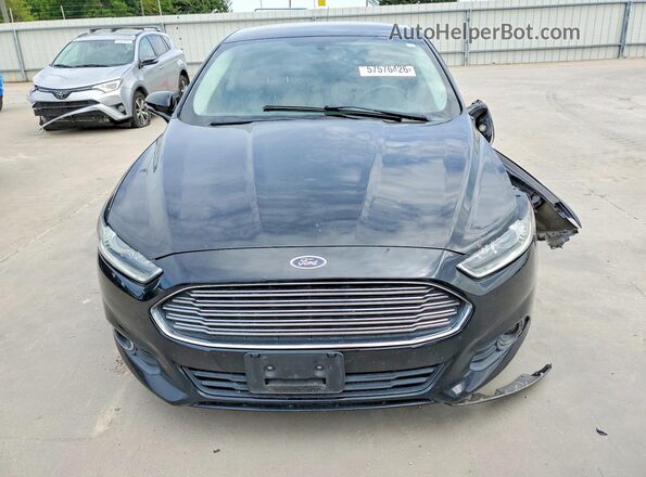 3FA6P0H97GR198228 2016 FORD FUSION Черный Вид спереди