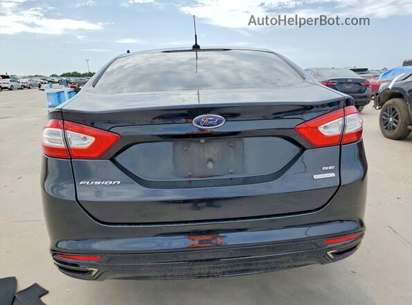 3FA6P0H97GR198228 2016 FORD FUSION Черный Вид сзади