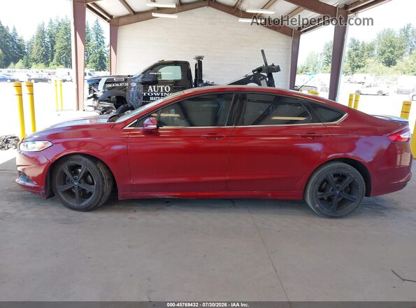 3FA6P0H98GR166596 2016 FORD FUSION Red 