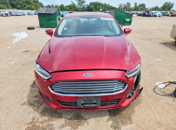 3FA6P0H9XGR232114 2016 FORD FUSION Red Vista frontal