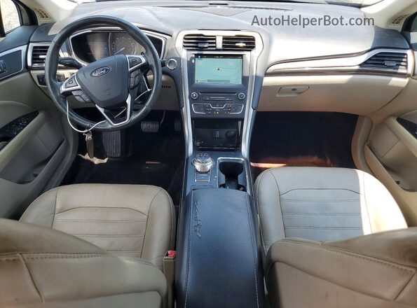 3FA6P0H9XHR226329 2017 FORD FUSION Black Вид панелі приладів