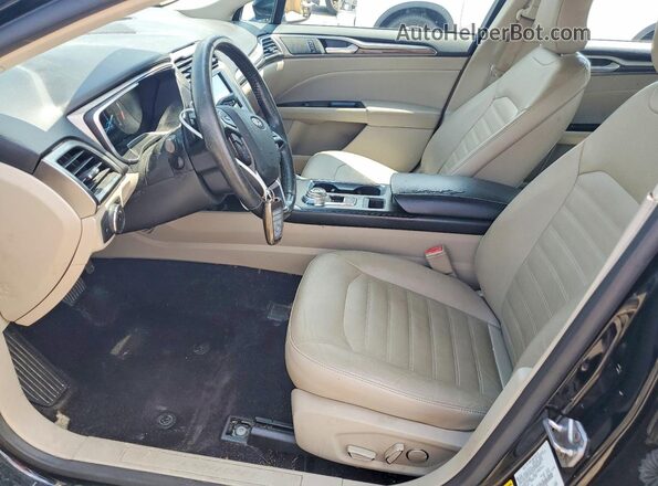 3FA6P0H9XHR226329 2017 FORD FUSION Black Вид салону спереду