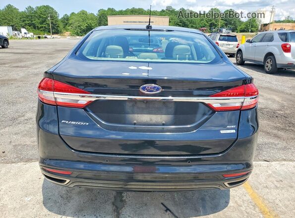 3FA6P0H9XHR226329 2017 FORD FUSION Black Вид ззаду