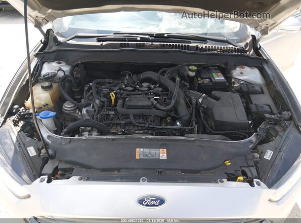 3FA6P0HD0GR149876 2016 FORD FUSION Silver Engine compartment view