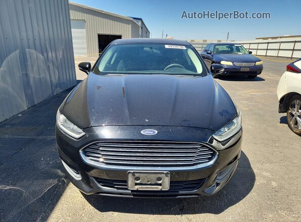 3FA6P0HD0GR357451 2016 FORD FUSION Black Դիմացի տեսք