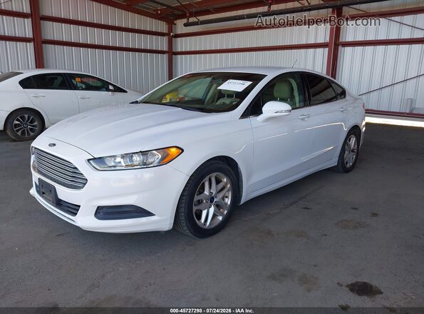 3FA6P0HD0GR386688 2016 FORD FUSION White წინა მარცხენა ხედი სამი მეოთხედიდან