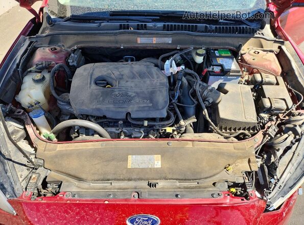 3FA6P0HD0HR222178 2017 FORD FUSION Red Vista interior trasera