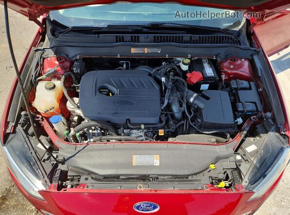 3FA6P0HD0HR241846 2017 FORD FUSION Red Սալոնի հետևի տեսք
