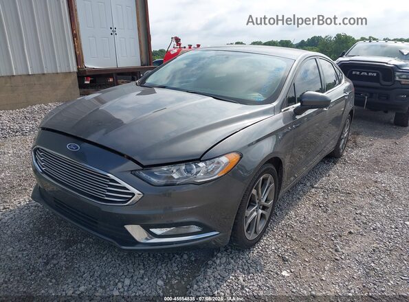 3FA6P0HD0HR266598 2017 FORD FUSION Gray Widok z przodu