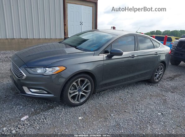 3FA6P0HD0HR266598 2017 FORD FUSION Gray Przód lewy