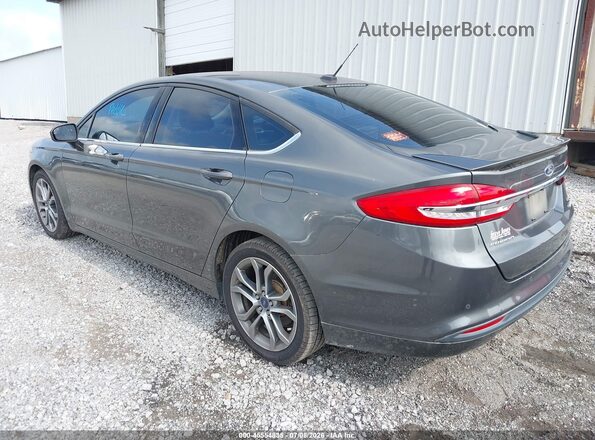 3FA6P0HD0HR266598 2017 FORD FUSION Gray Tył lewy