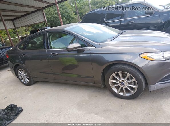 3FA6P0HD0HR289976 2017 FORD FUSION Серый Вид задней части салона