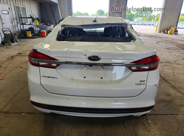 3FA6P0HD0HR290822 2017 FORD FUSION White Вид ззаду