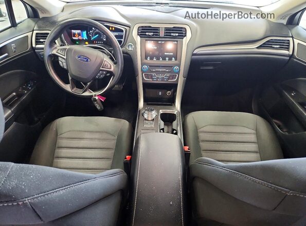 3FA6P0HD0HR290822 2017 FORD FUSION White Вид панелі приладів