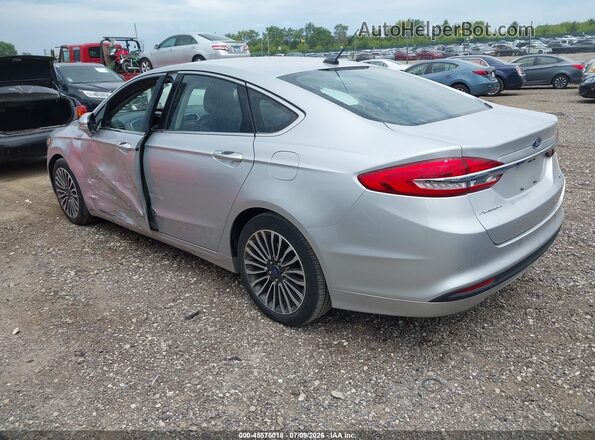 3FA6P0HD0HR396137 2017 FORD FUSION Silver Tył lewy