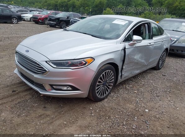 3FA6P0HD0HR396137 2017 FORD FUSION Silver Przód lewy