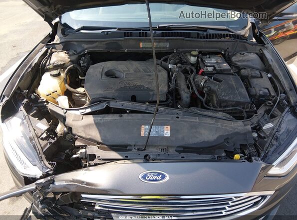3FA6P0HD0JR182576 2018 FORD FUSION Gray Вид ззаду