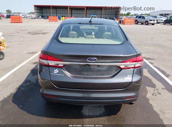 3FA6P0HD0JR182576 2018 FORD FUSION Gray 