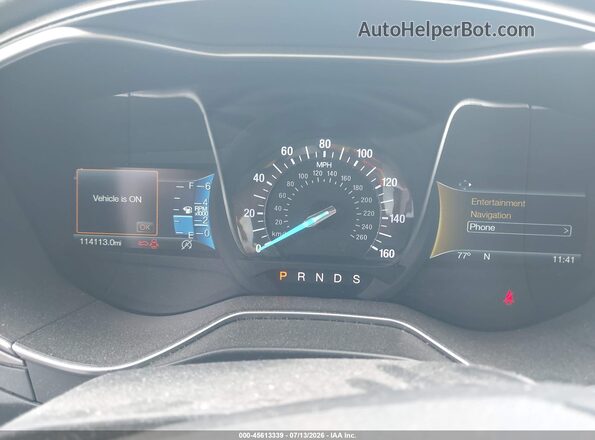 3FA6P0HD0JR184411 2018 FORD FUSION Gray უკანა სავარძლების ხედი