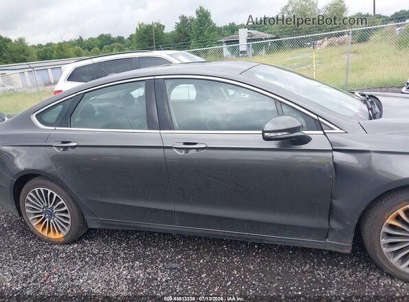 3FA6P0HD0JR184411 2018 FORD FUSION Gray უკანა სალონის ხედი