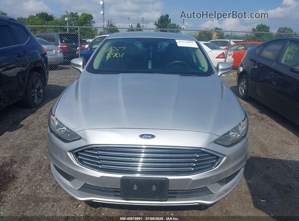 3FA6P0HD0JR189009 2018 FORD FUSION Серебряный Вид щитка приборов