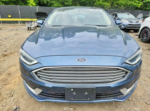 3FA6P0HD0JR189186 2018 FORD FUSION Blue წინა ხედი