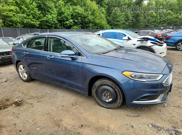 3FA6P0HD0JR189186 2018 FORD FUSION Blue წინა მარჯვენა