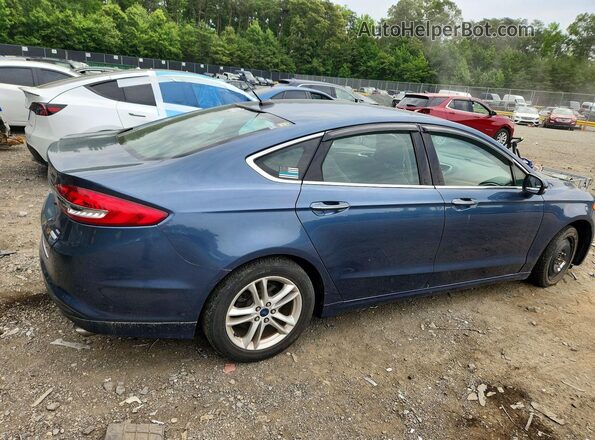 3FA6P0HD0JR189186 2018 FORD FUSION Blue უკანა მარჯვენა