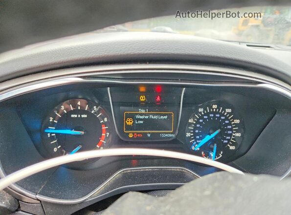 3FA6P0HD0JR189186 2018 FORD FUSION Blue ხელსაწყოთა პანელის ხედი