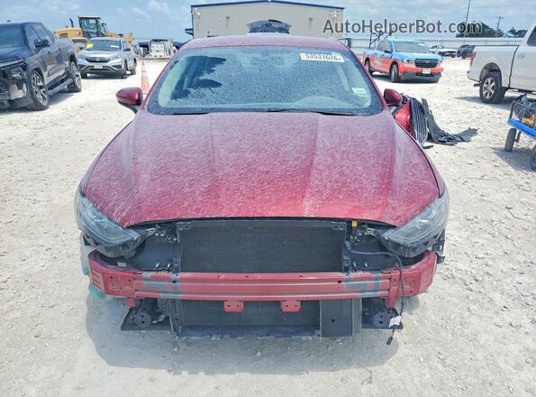 3FA6P0HD0JR193108 2018 FORD FUSION Red Դիմացի տեսք