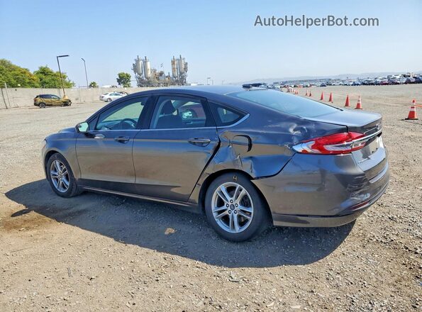 3FA6P0HD0JR232666 2018 FORD FUSION Gray Tył lewy