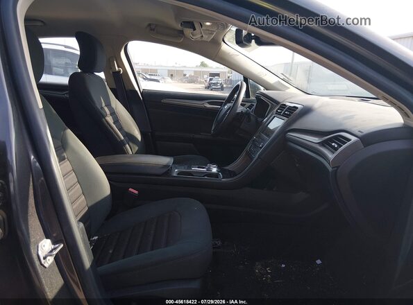 3FA6P0HD0KR198486 2019 FORD FUSION Серый Вид салона спереди