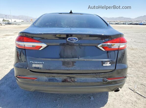 3FA6P0HD0LR105077 2020 FORD FUSION Черный Вид сзади