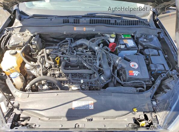 3FA6P0HD0LR105077 2020 FORD FUSION Черный Вид задней части салона