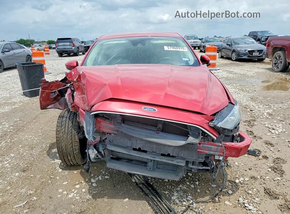 3FA6P0HD0LR111185 2020 FORD FUSION Red Widok z przodu