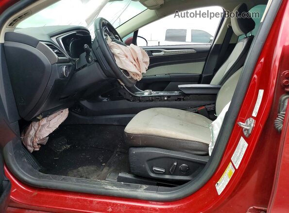 3FA6P0HD0LR111185 2020 FORD FUSION Red Widok wnętrza z przodu