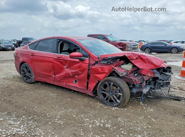 3FA6P0HD0LR111185 2020 FORD FUSION Red Przód prawy