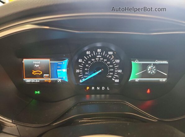 3FA6P0HD0LR112059 2020 FORD FUSION Gray Սարքավորումների վահանակի տեսք