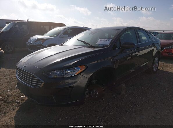 3FA6P0HD0LR211366 2020 FORD FUSION Gray წინა მარცხენა ხედი სამი მეოთხედიდან