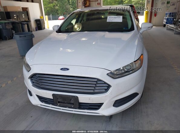 3FA6P0HD1GR139177 2016 FORD FUSION White Vista frontal