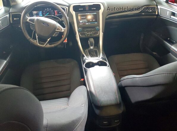 3FA6P0HD1GR246164 2026 FORD FUSION Red Dashboard view