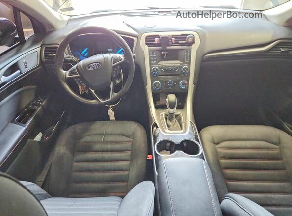 3FA6P0HD1GR296014 2016 FORD FUSION Black Առջևի վահանակի տեսք