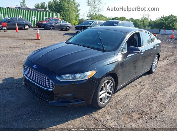 3FA6P0HD1GR372864 2016 FORD FUSION Black Передня ліва чверть