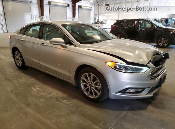 3FA6P0HD1HR132649 2017 FORD FUSION Silver Передня права чверть